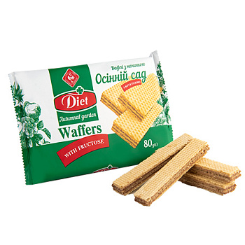 Вафли с начинкой «Осенний сад» 80 г